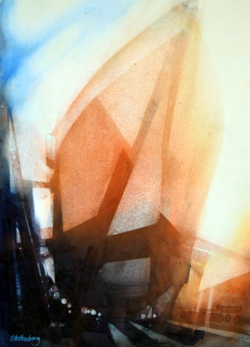 Untitled (Orange Hull) by Donald Stoltenberg, Image 2.