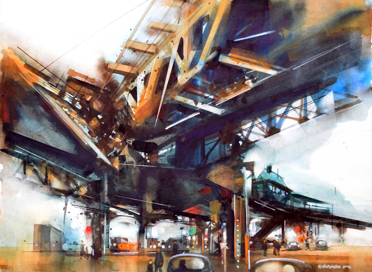 Elevated Railroad by Donald Stoltenberg, Image 3.