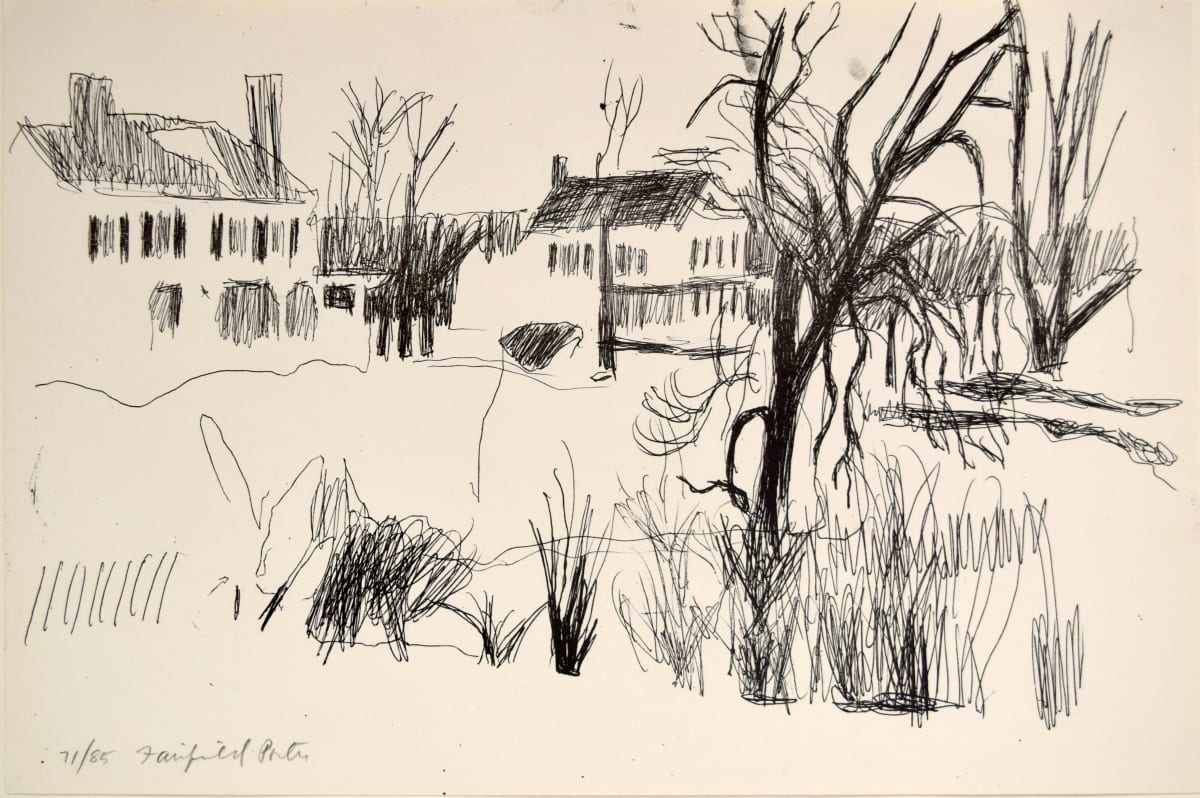 Snow Landscape by Fairfield Porter 