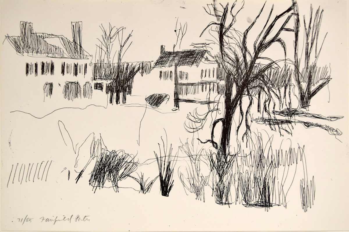 Snow Landscape by Fairfield Porter, Image 1.