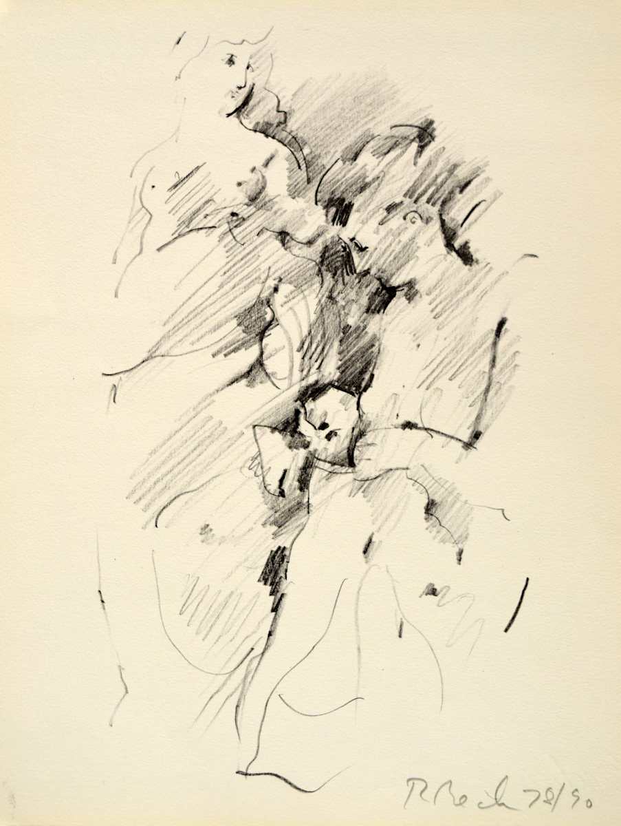 Seated Woman, Profile by Rosemary Beck, Image 1.