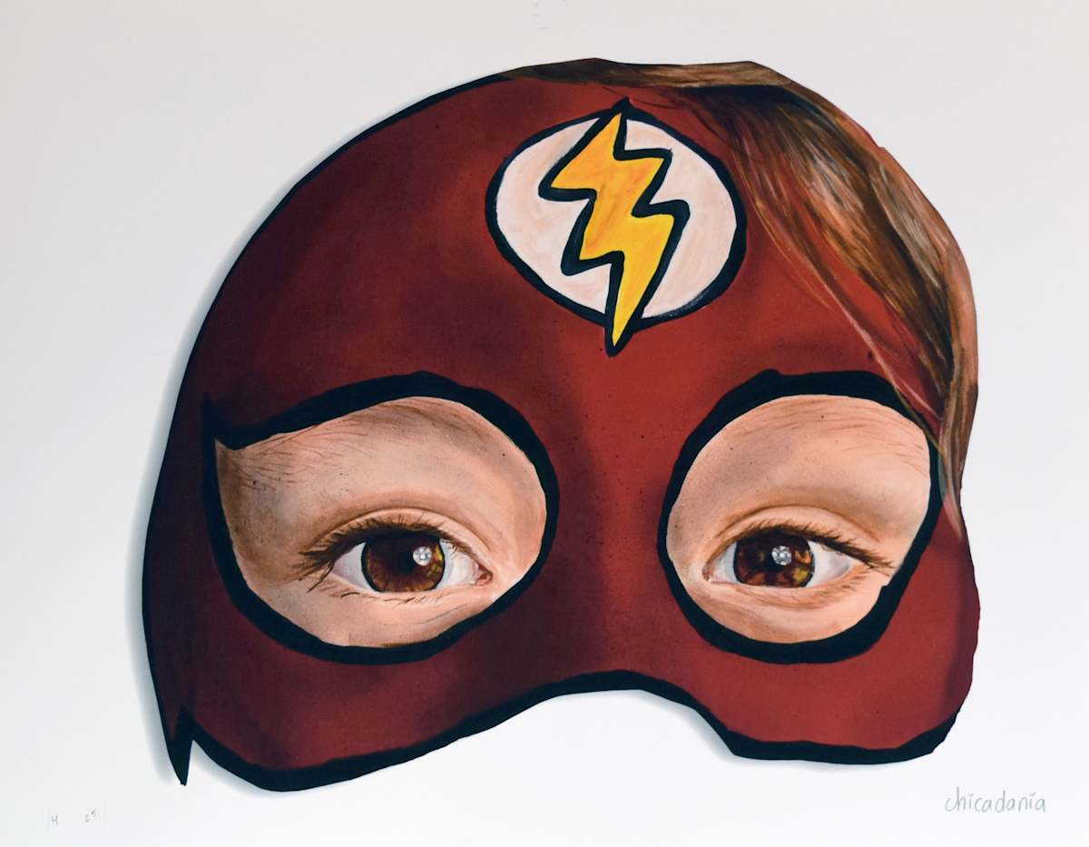 Flash Looking at You by Chicadania, Image 2.