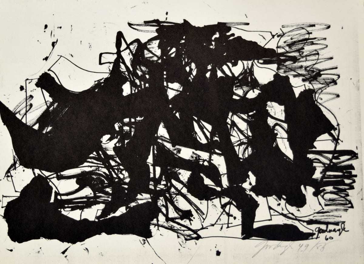 Horses and Rider by Robert Goodnough 