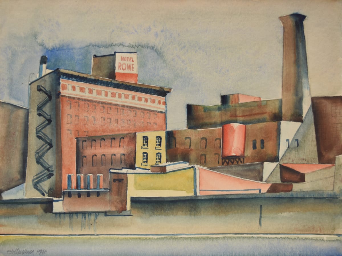 Grand Rapids from the River by Donald Stoltenberg  Image: Grand rapids from the River by Donald Stoltenberg