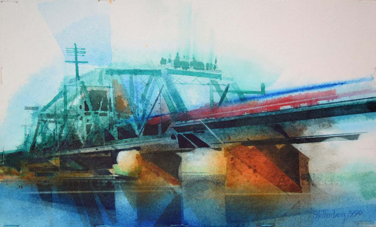Green RR  Bridge by Donald Stoltenberg, Image 3.
