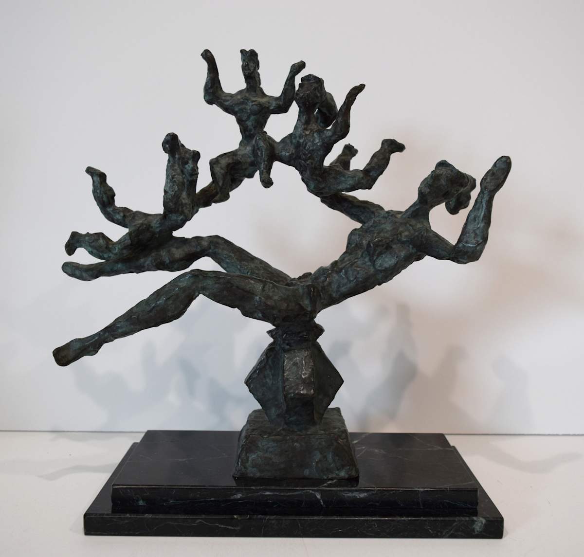 Happy Mother with Three Children by Chaim Gross, Image 2.
