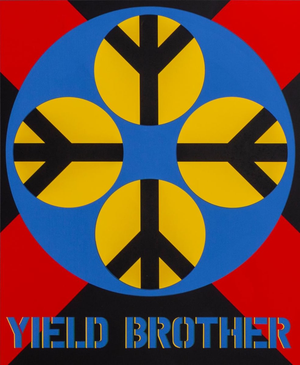 Yield Brother by Robert Indiana 