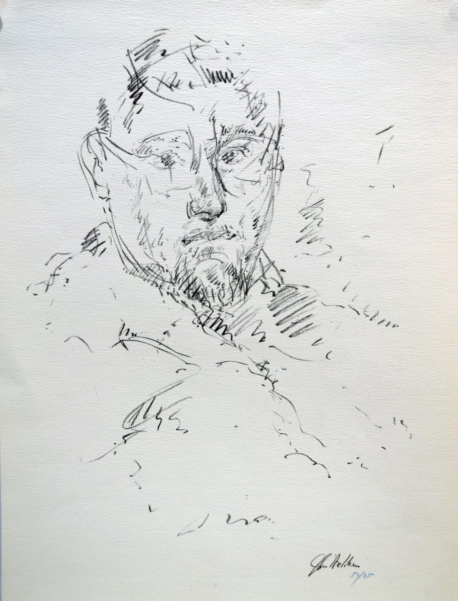 Portrait of a Man ( self-portrait) by John Heliker 
