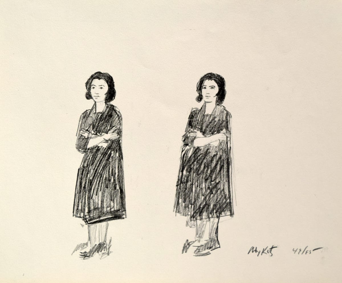 Double Portrait by Alex Katz 