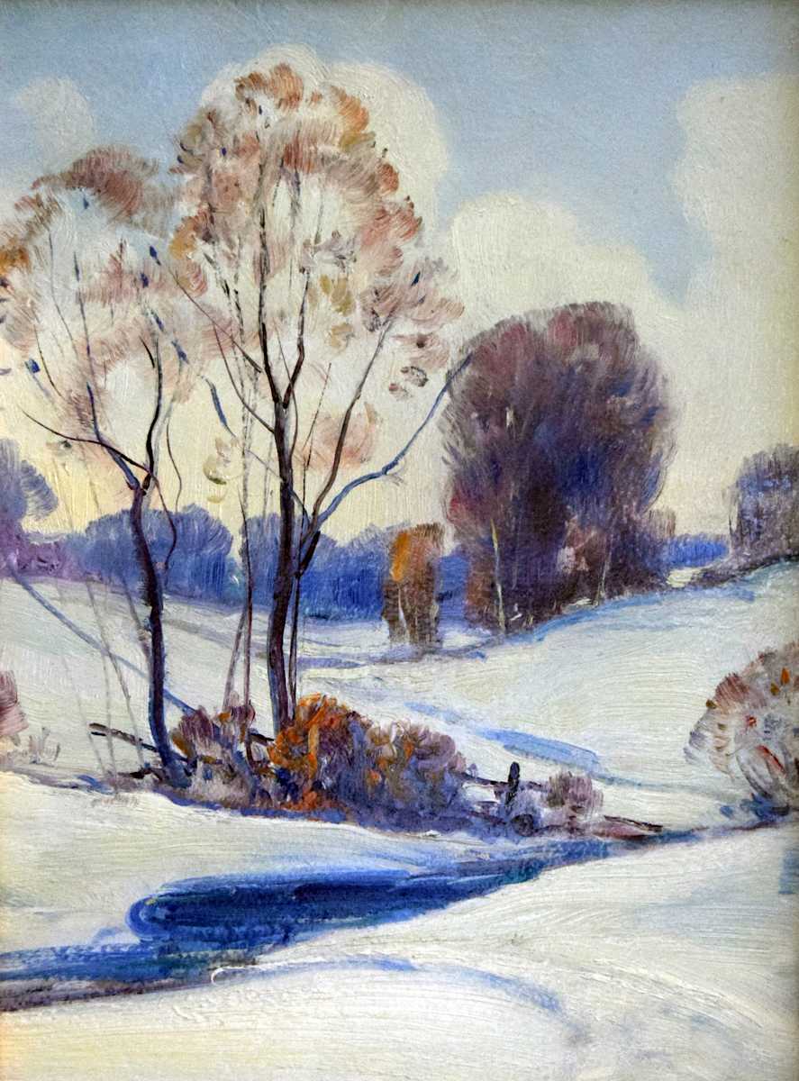 Winter Scene by Frederick Mortimer Lamb, Image 1.