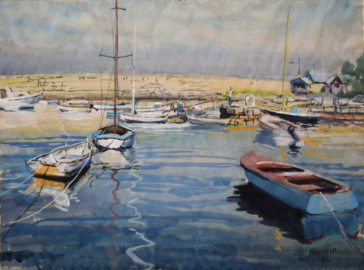 Boatyard by John Manship  Image: Boatyard by John Manship