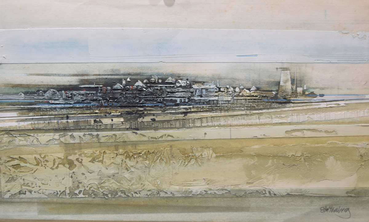 Marsh Village with Lighthouse by Donald Stoltenberg, Image 3.