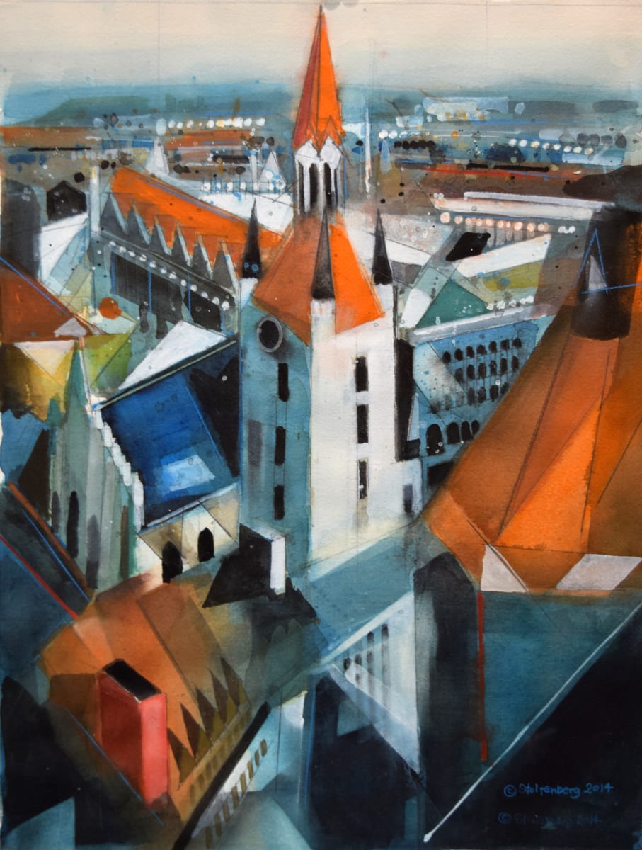 Munich Roof Tops by Donald Stoltenberg  Image: Munich Roof Tops by Donald Stoltenberg
