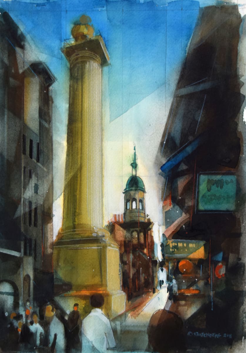 The Monument (London) by Donald Stoltenberg  Image: Tne Monument (London) by Donald Stoltenberg