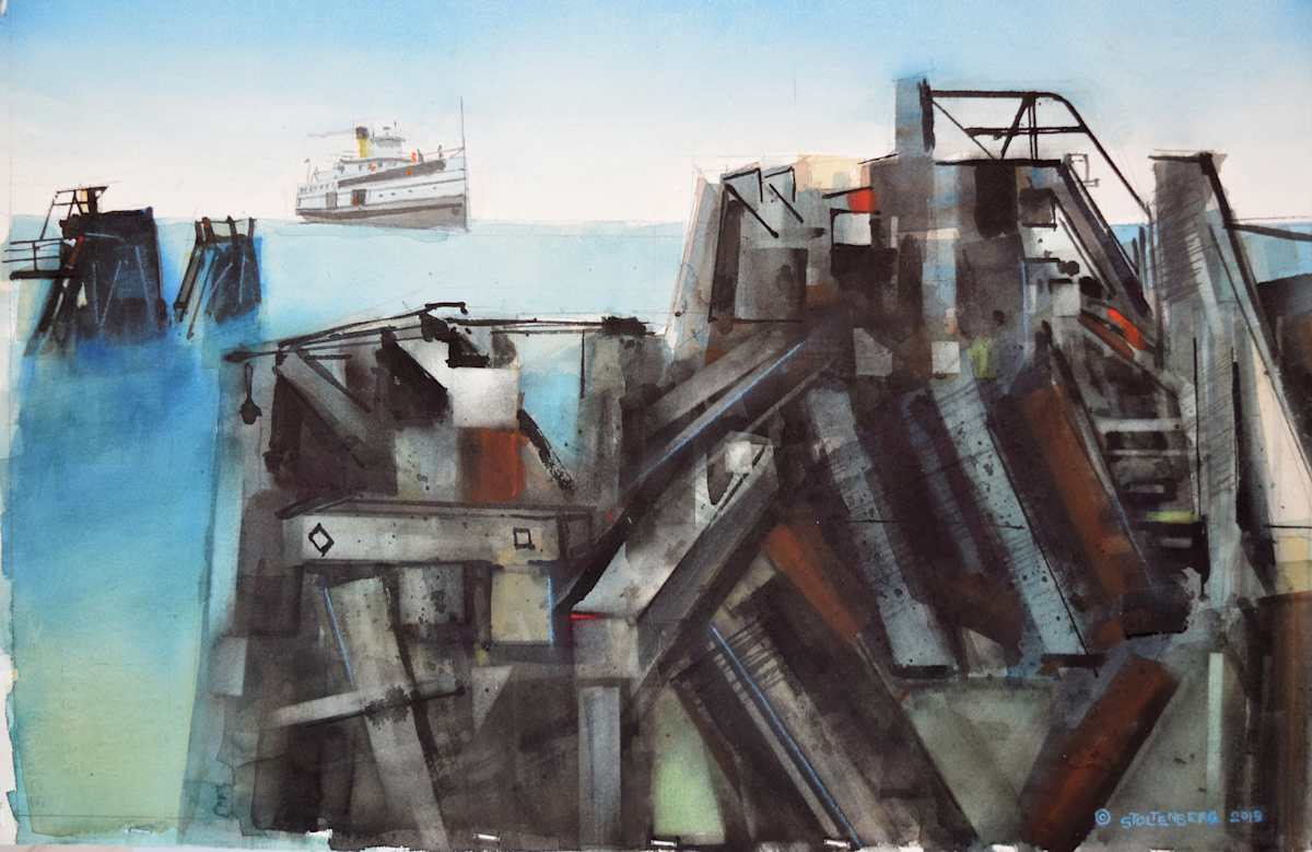Nobska approaching Woods Hole by Donald Stoltenberg, Image 3.