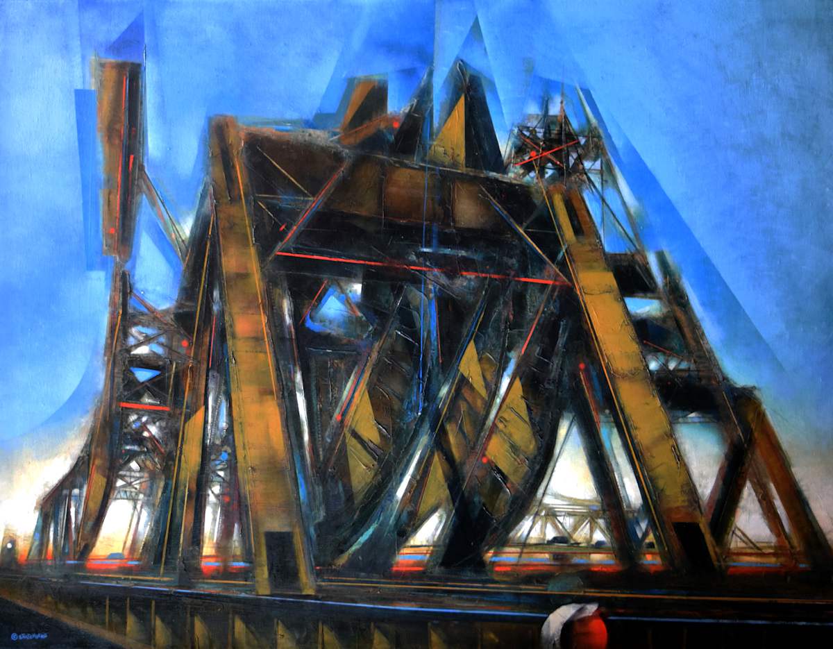 Fort Point Channel Bridge by Donald Stoltenberg, Image 1.