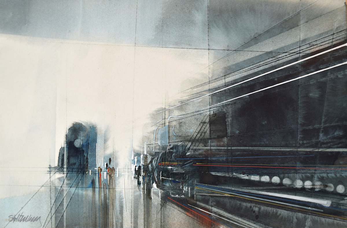 Passing Trains by Donald Stoltenberg, Image 3.
