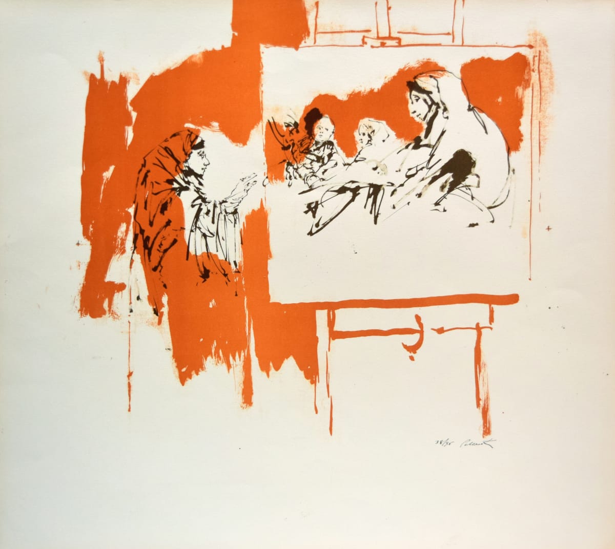 Woman Artist by Reginald Pollack 