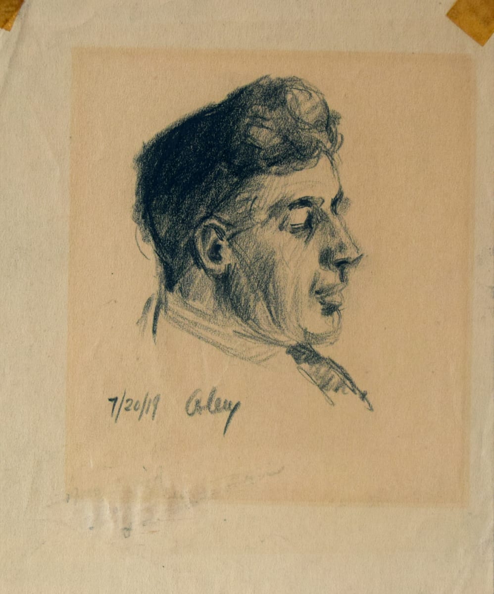 Man's Heads - Portrait of Joseph Grossman by Arthur Colen 