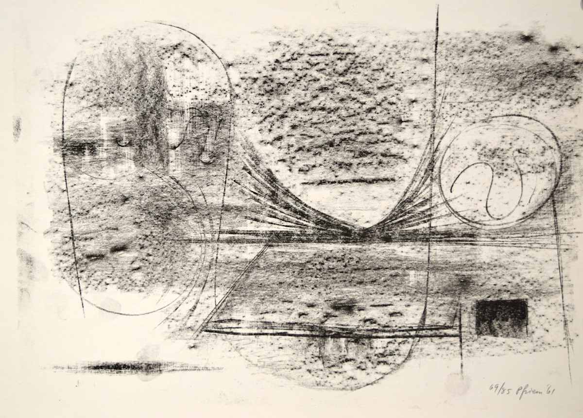 Rubbing #6 by Bernard Pfriem, Image 1.