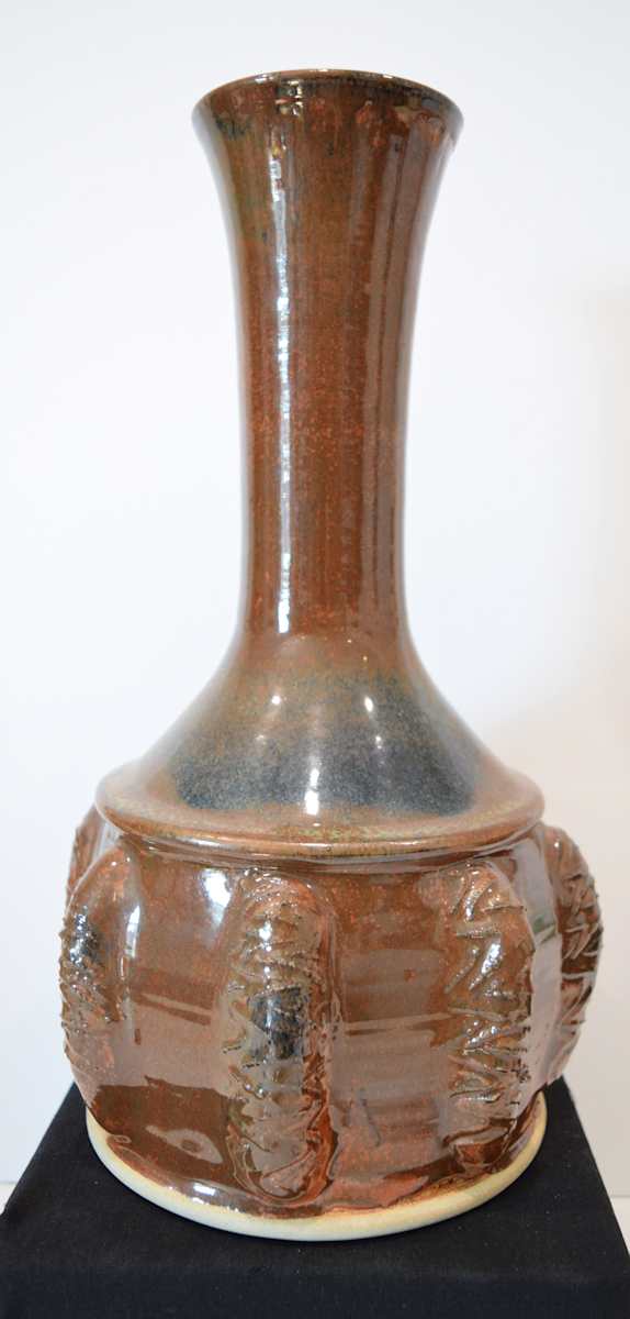 Deep Brown Vase by Dorothy Pulsifer, Image 1.