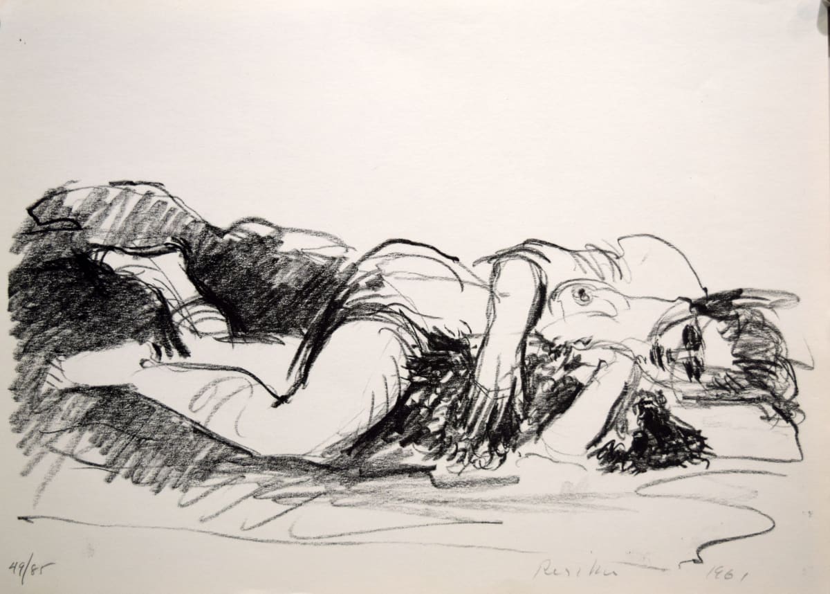 Nymph and Poodle by Paul Resika 