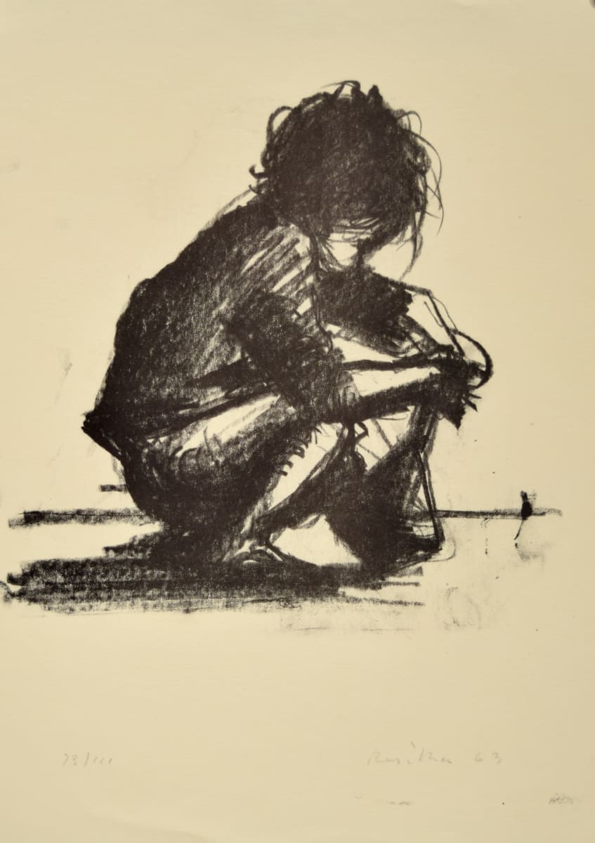 Seated Child by Paul Resika 