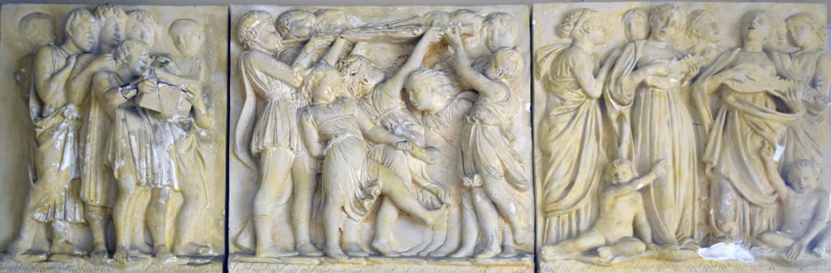 Cantoria Frieize by Luca della Robbia 