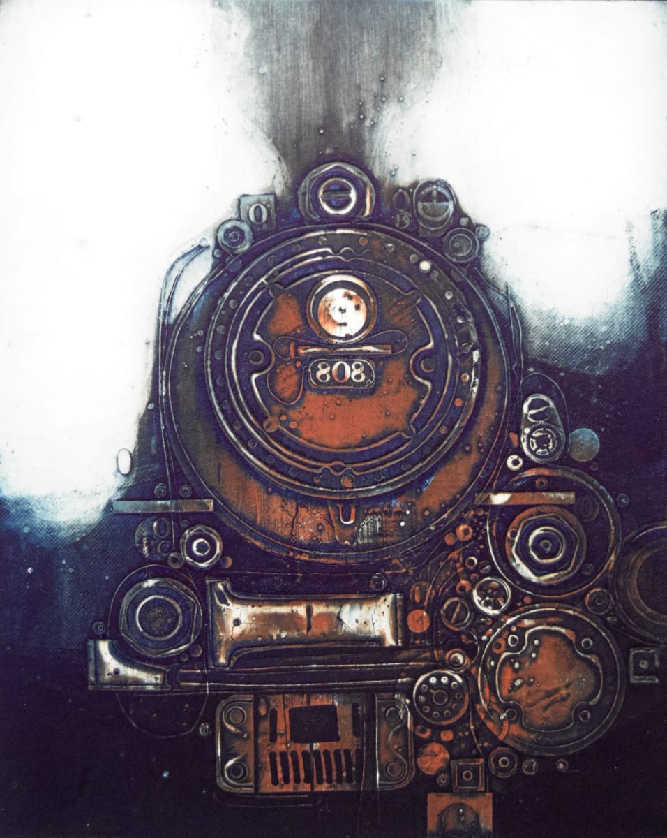 Steam Locomotive Front by Donald Stoltenberg  Image: Steam Locomotive Front by Donald Stoltenberg