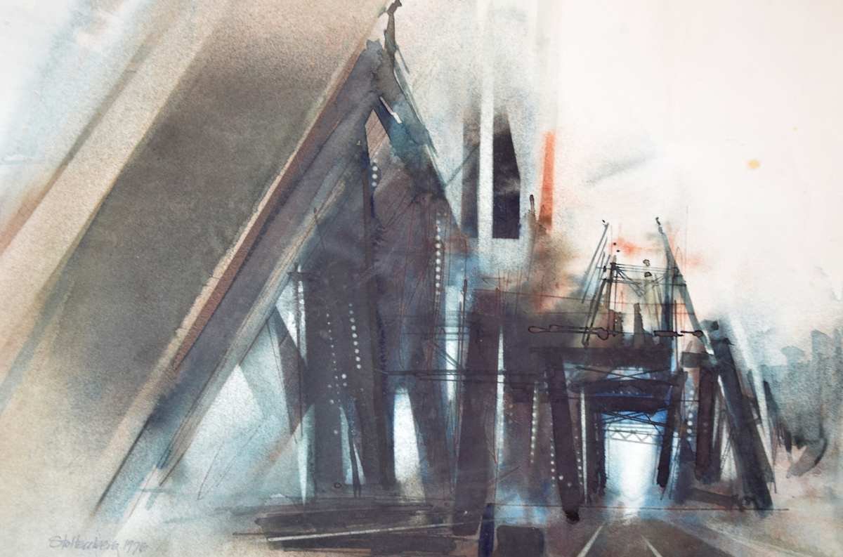 South Station RR Bridge by Donald Stoltenberg, Image 2.