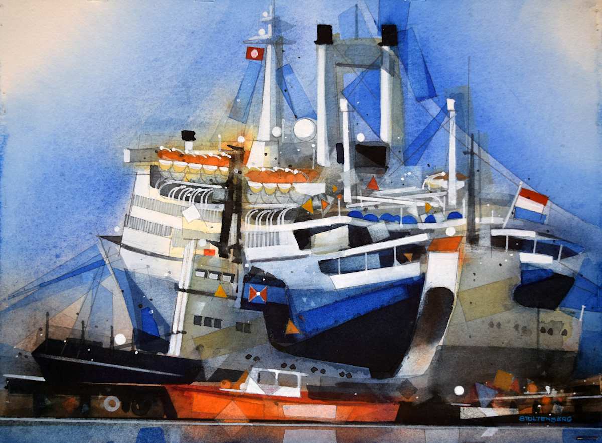 S.S Rotterdam at Bunare by Donald Stoltenberg, Image 3.