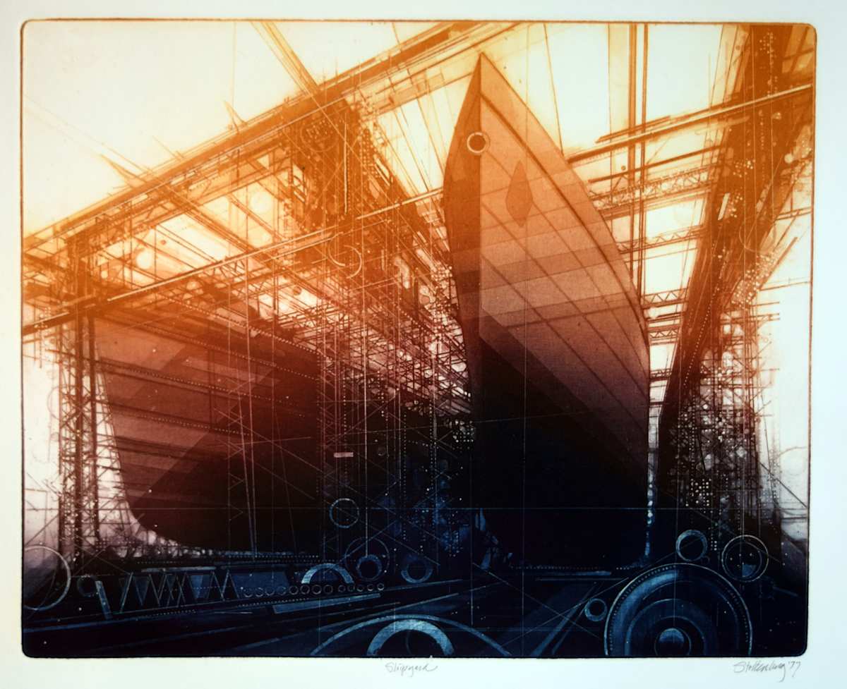 Shipyard by Donald Stoltenberg  Image: Shipyard by Donald Stoltenberg