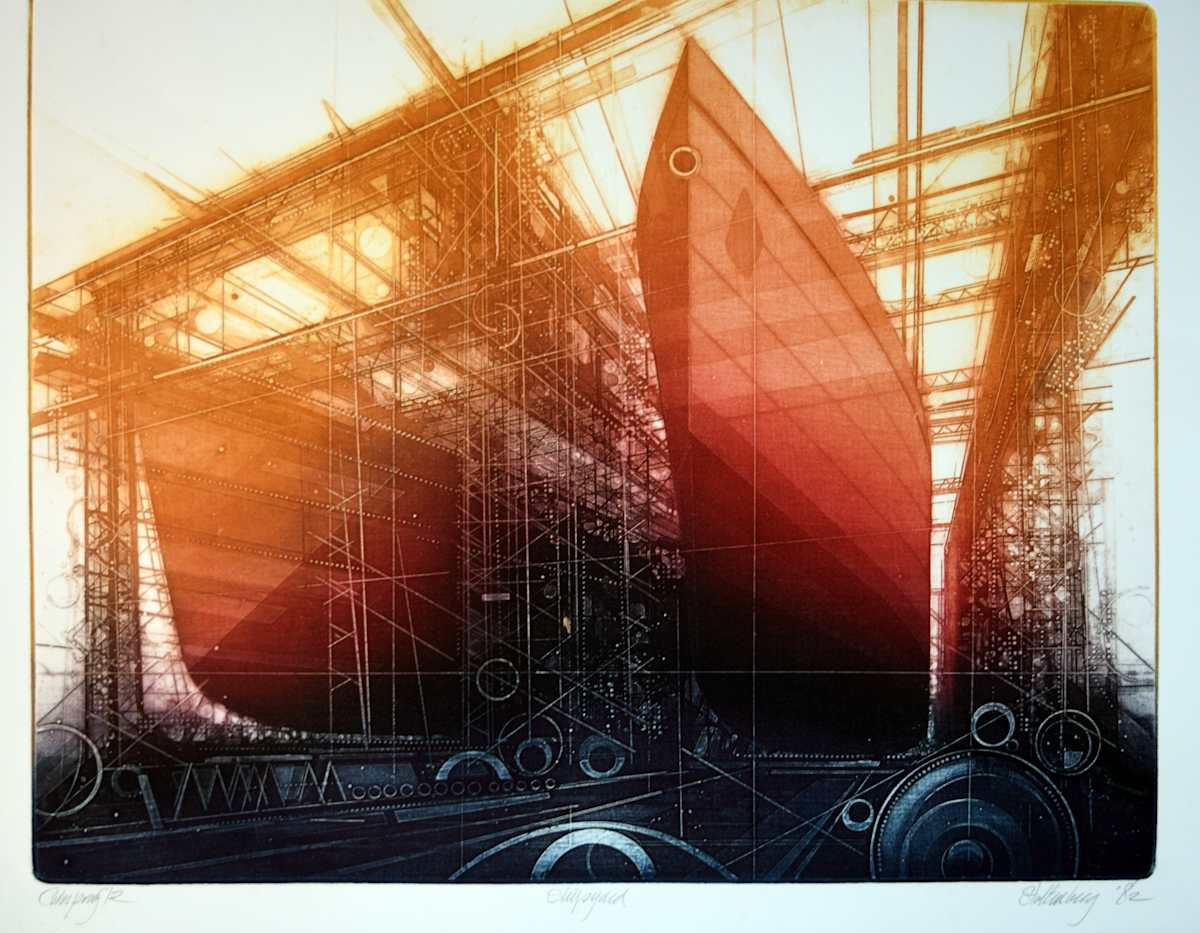 Shipyard by Donald Stoltenberg  Image: Shipyard by Donald Stoltenberg