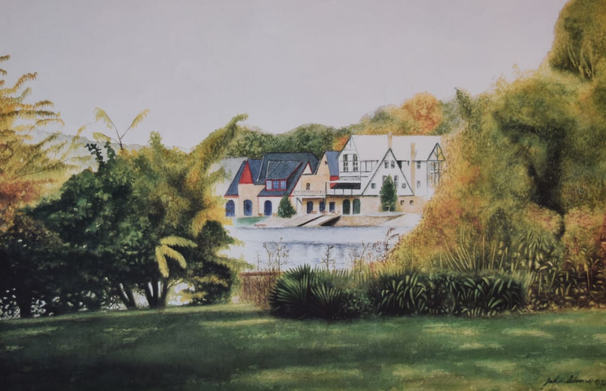 Boathouse Row at a View by José A. Sebourne  Image: Boathouse Row at a View by José A.Sebourne