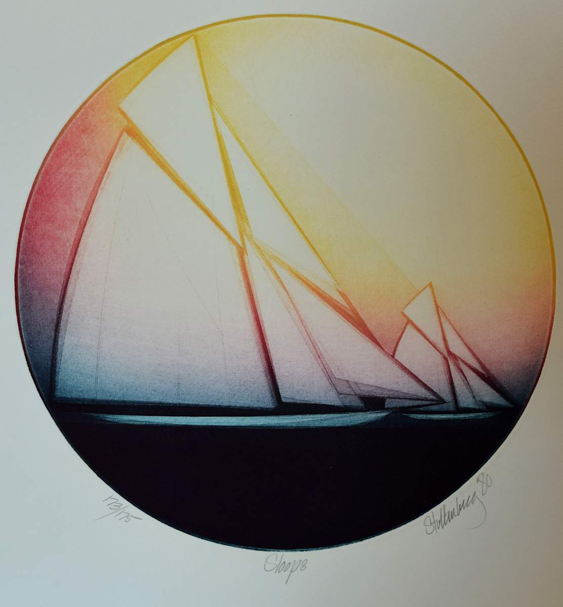 Sloops (5) by Donald Stoltenberg, Image 4.