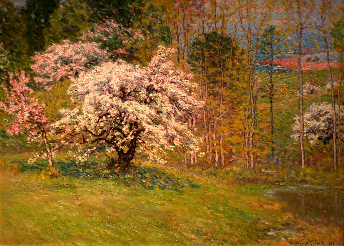 Orchard in Spring by John Enneking, Image 1.