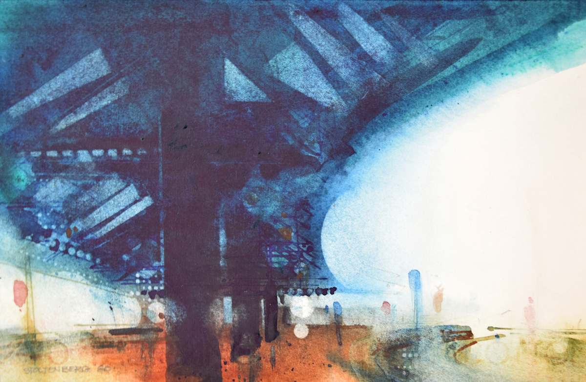 Station Platform Study by Donald Stoltenberg, Image 3.