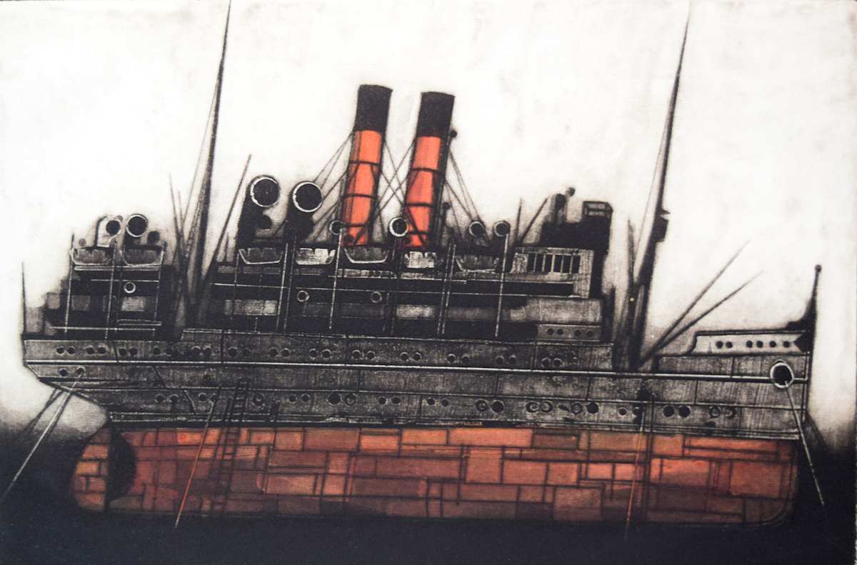 Steamer Aground by Donald Stoltenberg, Image 3.