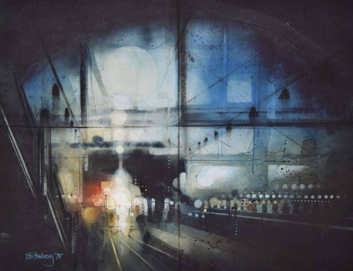 Sullivan Square Station Study by Donald Stoltenberg, Image 3.