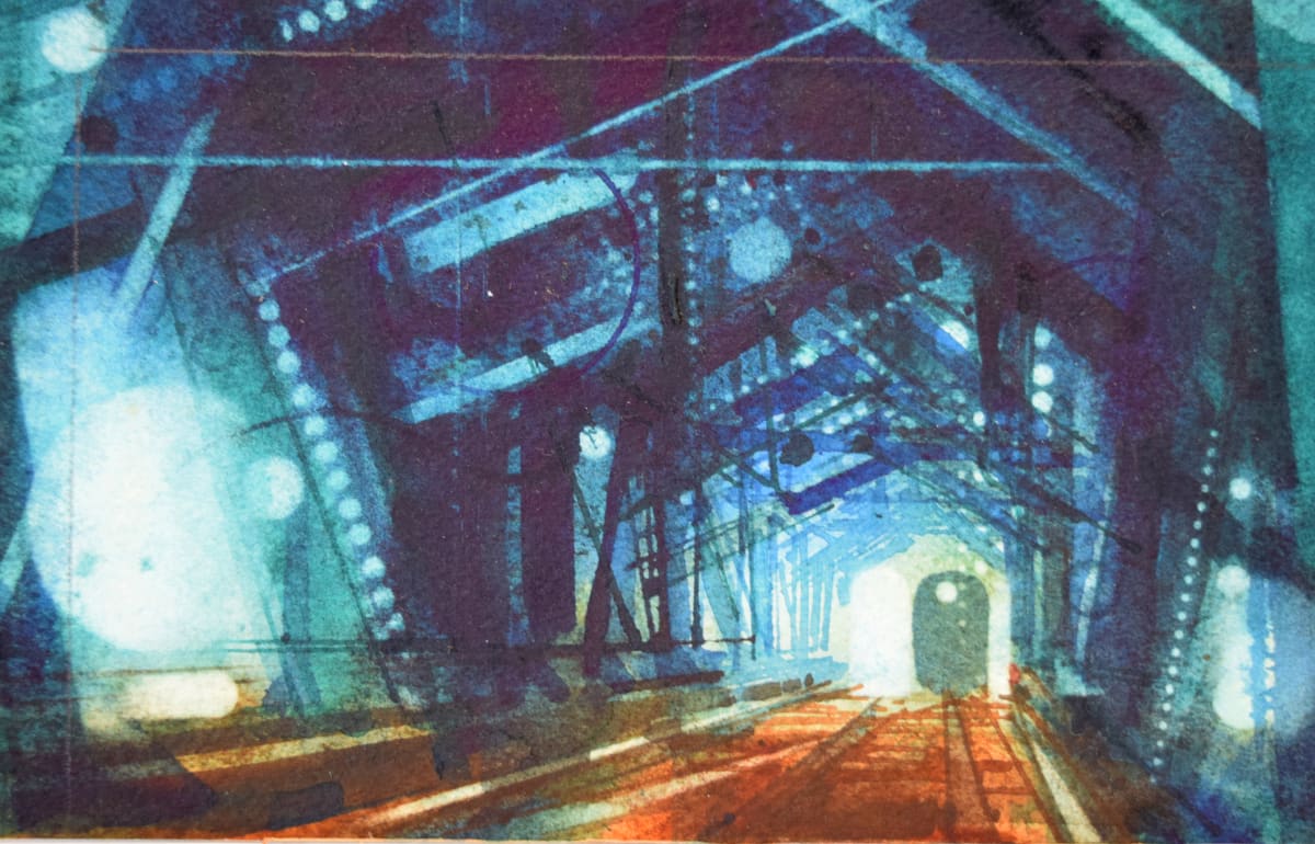 Untitled (Train Crossing) by Donald Stoltenberg  Image: Untitled (Train Crossing) by Donald Stoltenberg