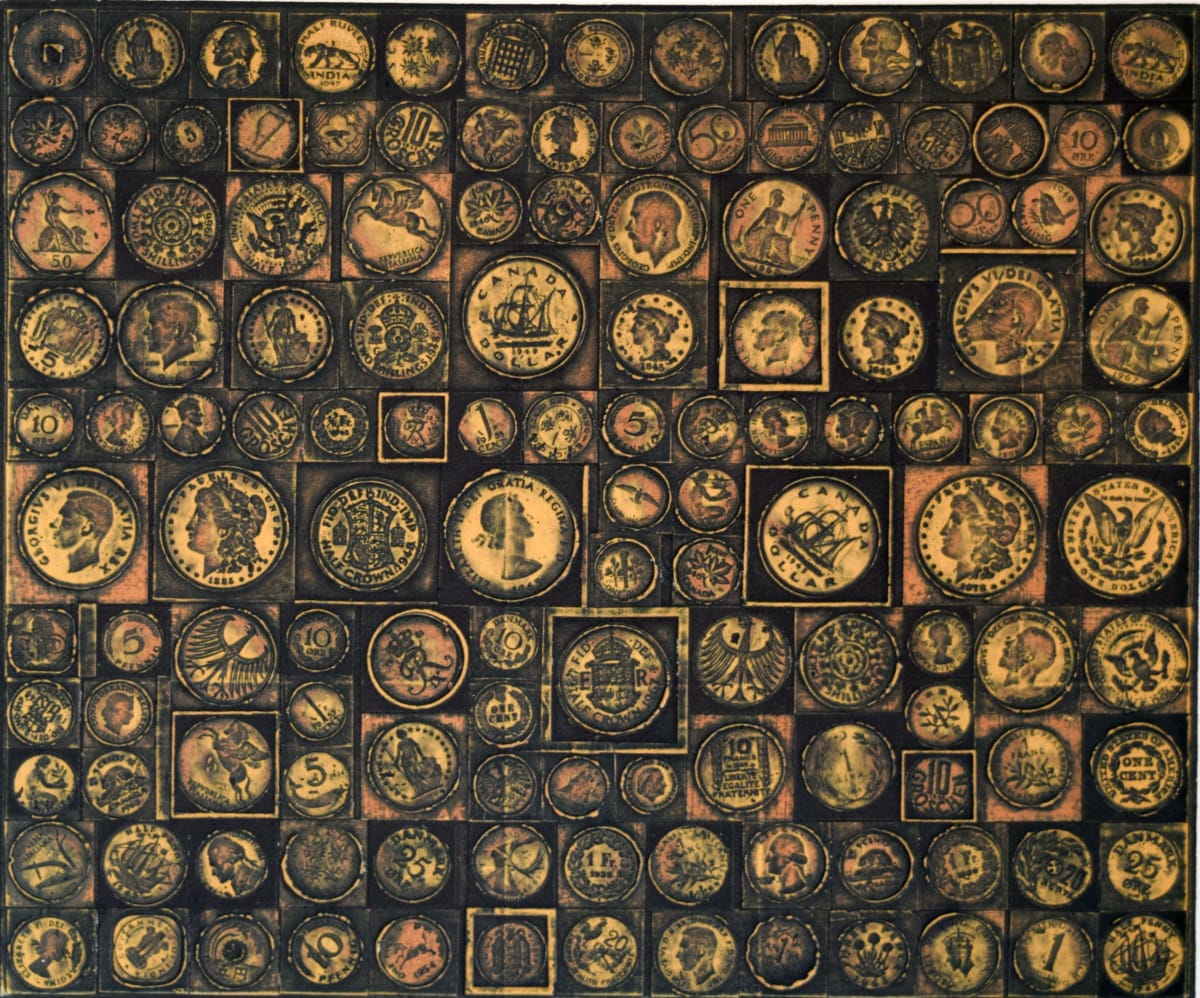 Coin Collection (Large) by Donald Stoltenberg  Image: Coin Collection (Large) by Donald Stoltenberg