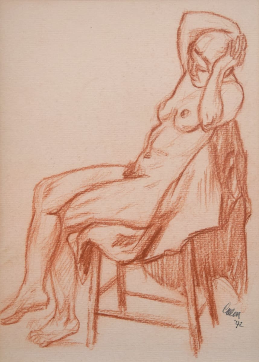 Female Nude, seated by Arthur Colen 