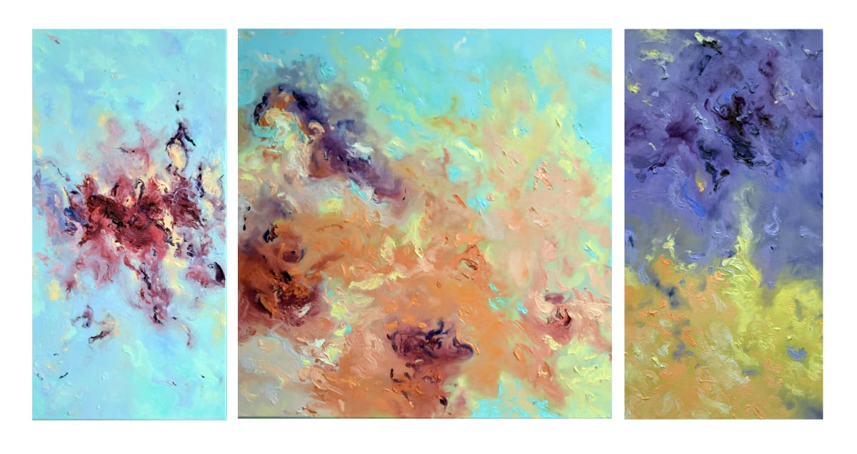 Crepuscular Triptych by Julia Gazzara  Image: Crepuscular Triptych by Julia Gazzara