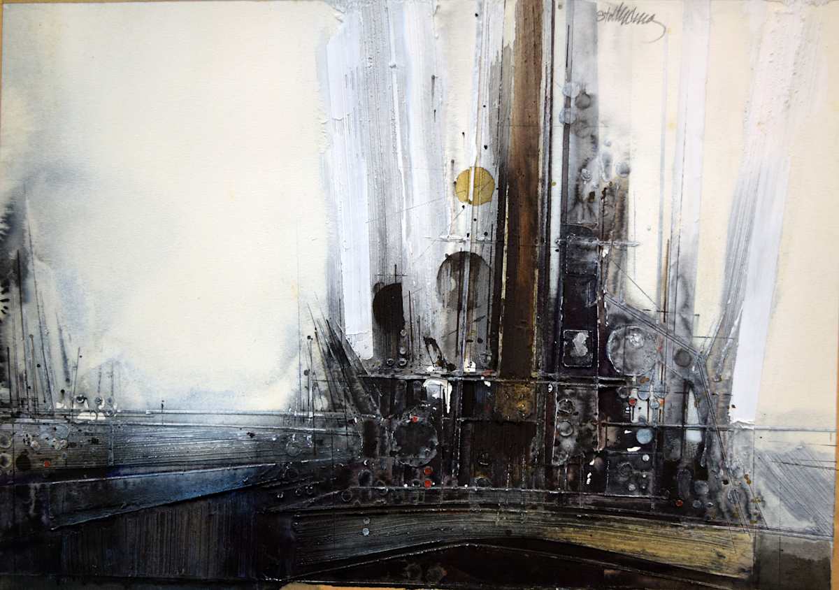 Dredge Study by Donald Stoltenberg, Image 1.