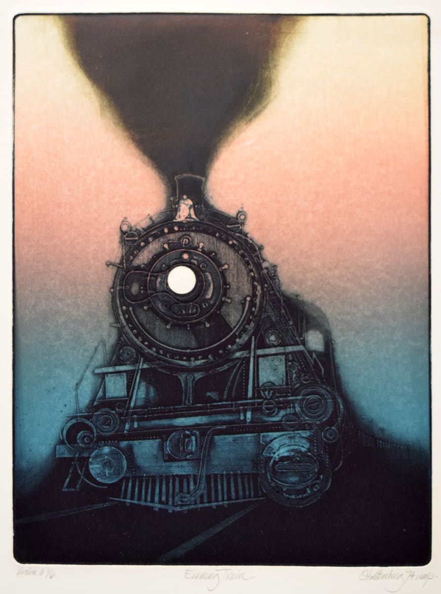 Evening Train by Donald Stoltenberg  Image: Evening Train by Donald Stoltenberg