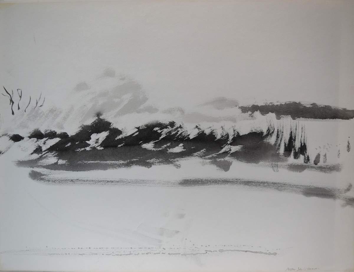 Landscape in Fog by [Peter] Strickman, Image 1.