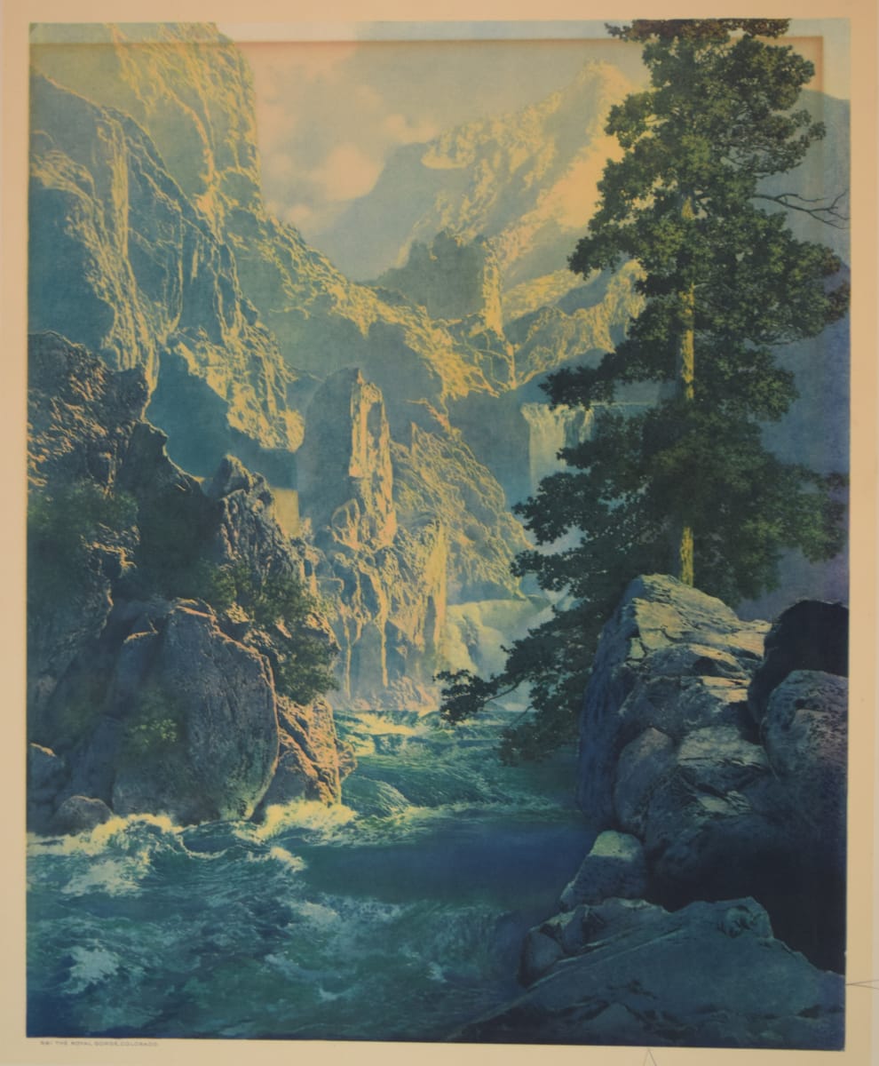 The Royal Gorge of the Colorado by Maxfield Parrish 