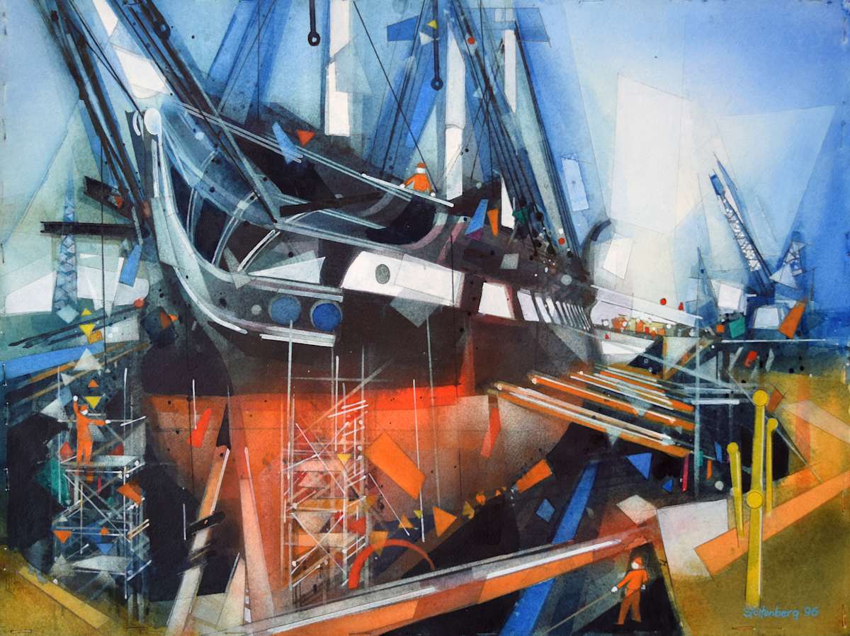 Restoration of Old Ironsides by Donald Stoltenberg, Image 3.