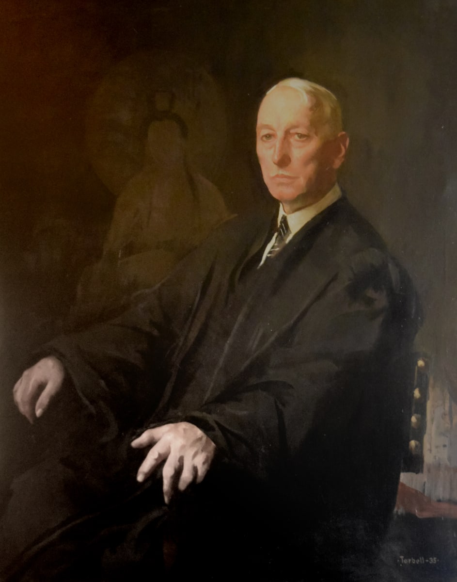 Portrait of Judge Hayden by Edmund Tarbell 