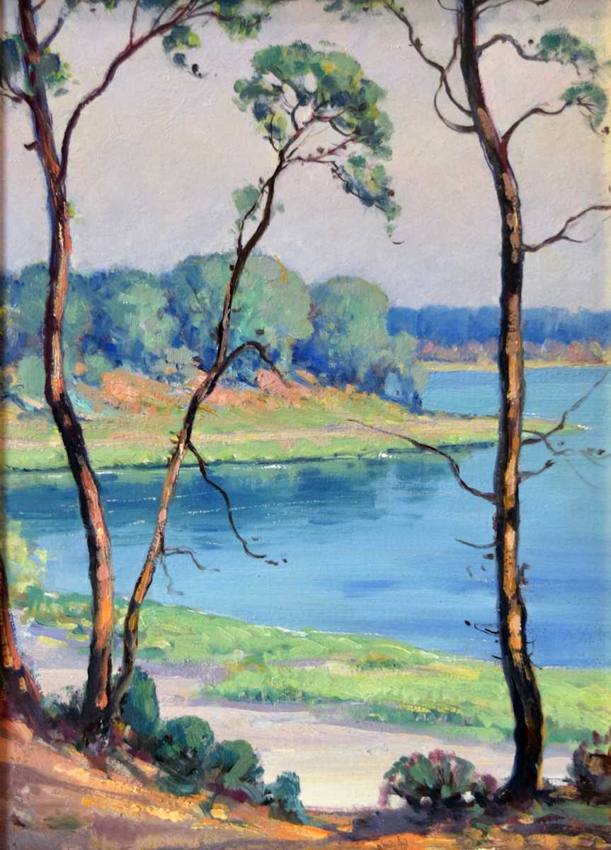Landscape with Trees by Frederick Mortimer Lamb, Image 1.
